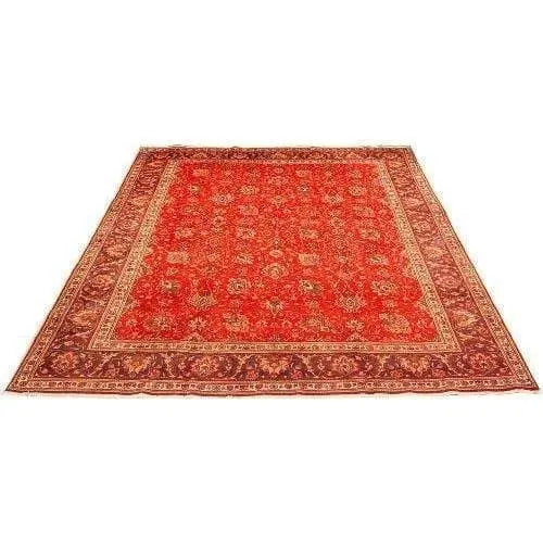 One Of The Kind Persian Tabriz Rug 13'1" x 9'7"